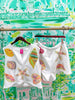White Multi Shell ShortQueen of SparklesThe Printed Peach Savannah