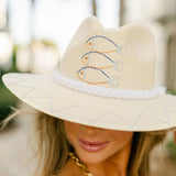 White Palm - Bahamas Triple FishTipsy ThreadsThe Printed Peach Savannah