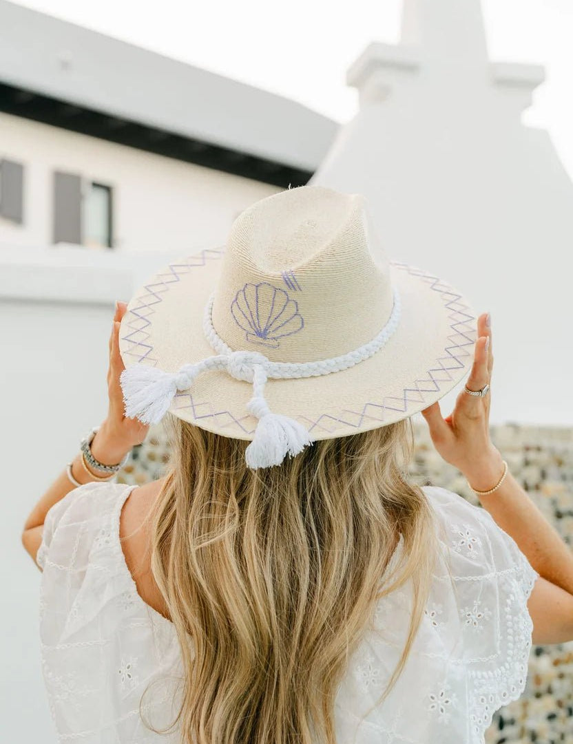 White Palm - Capri Agave - ShellTipsy ThreadsThe Printed Peach Savannah