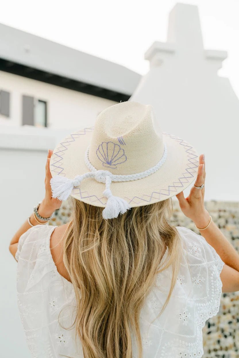 White Palm - Capri Agave - ShellTipsy ThreadsThe Printed Peach Savannah