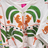 White Palm Tree & Jaguar ShortQueen of SparklesThe Printed Peach Savannah