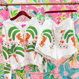 White Palm Tree & Jaguar ShortQueen of SparklesThe Printed Peach Savannah