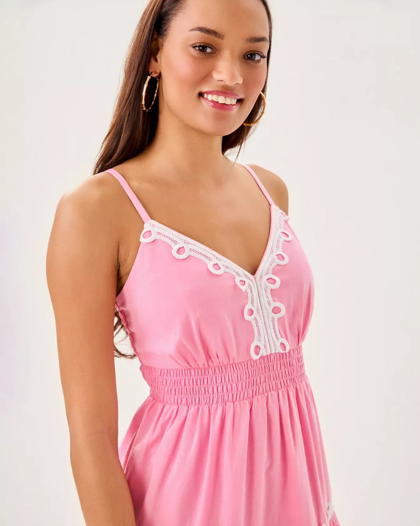 Zanna Cotton Midi DressHeartland Retail ItemsLILLY PULITZERThe Printed Peach Savannah