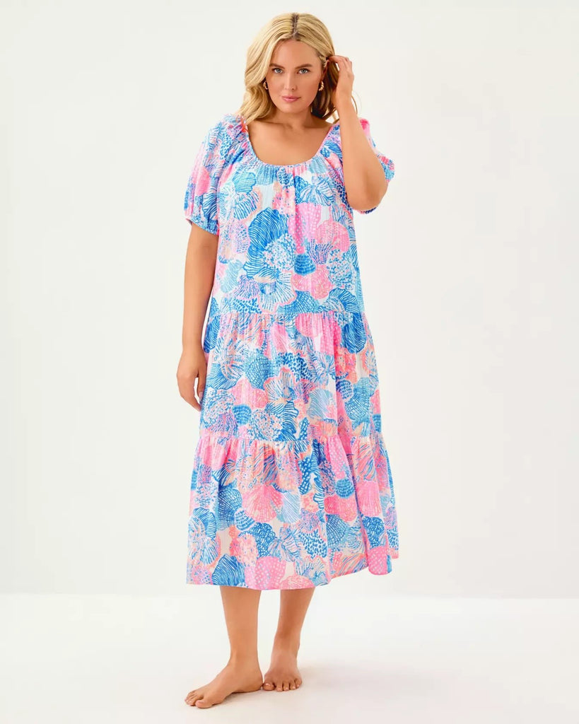 Zemini Maxi Dress Cover - UpHeartland Retail ItemsLILLY PULITZERThe Printed Peach Savannah