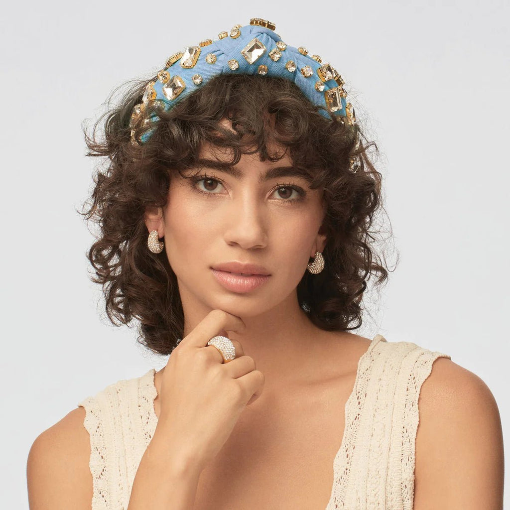 Pave Dome Mini Hoop EarringsHeartland Retail ItemsLele SadoughiThe Printed Peach Savannah